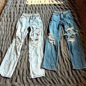 Pacsun rip jeans size 23- pair